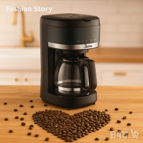 Кафемашина Midea MA-D1502W2ME – Ароматно кафе у дома без усилие, снимка 3 - Кафемашини - 51860684