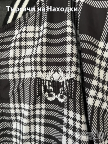 $79 Мъжко горнище / яке Everlast Zip Jacket Black White Check 3XL 2XL, снимка 6 - Якета - 52184343