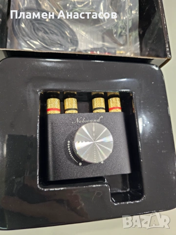 Nobsound Mini Bluetooth 5.0 Digital Power Amplifier – HiFi стерео усилвател 2×50W (черен), снимка 10 - Ресийвъри, усилватели, смесителни пултове - 53870756