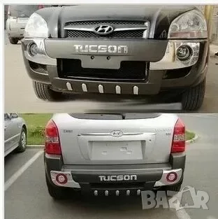 Комплект преден и заден ролбар за Hyundai Tucson 2004–2010, снимка 3 - Аксесоари и консумативи - 55869239