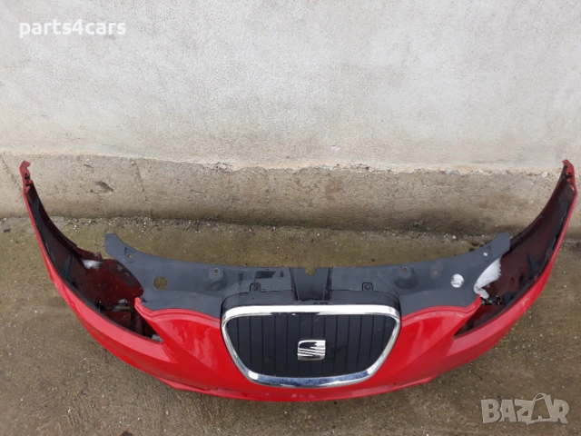 предна броня за сеат леон алтеа 09 - 15 с маска решетки халогени SEAT LEON ALTEA, снимка 4 - Части - 53626585