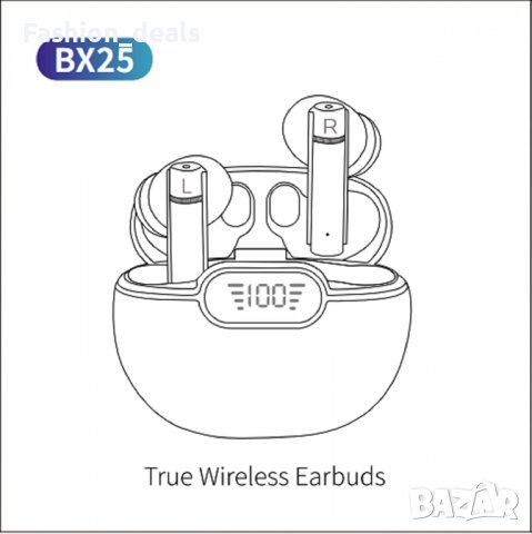 Нови Безжични слушалки Спортни с кутия за зареждане Earbuds за музика, снимка 5 - Bluetooth слушалки - 39679737
