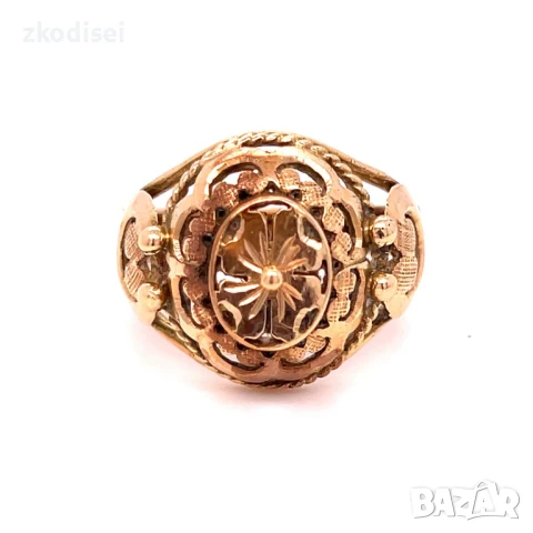 Златен дамски пръстен 5,43гр. 14кр. проба:585 размер:59 модел:33094-5, снимка 1