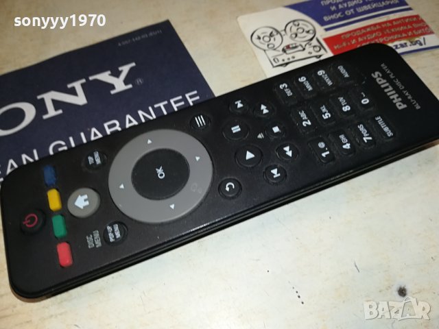 PHILIPS BLU-RAY REMOTE CONTROL-ВНОС SWISS 2106231122, снимка 11 - Други - 41305798