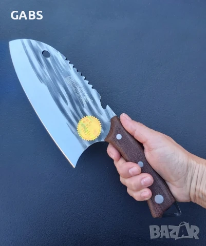 Азиатски сатър Santoku, снимка 5 - Ножове - 50668437