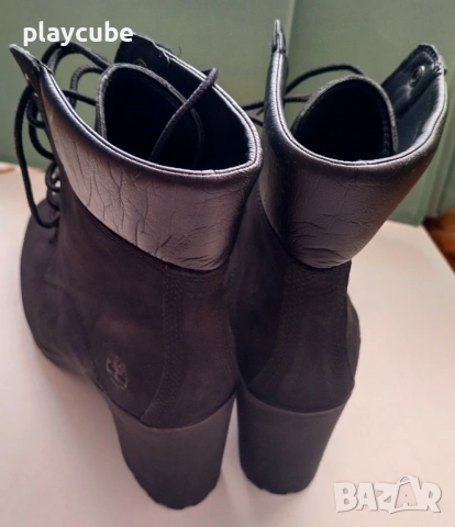 Дамски боти - Timberland - на ток 8 см. - 38/39 номер, снимка 5 - Маратонки - 53177322