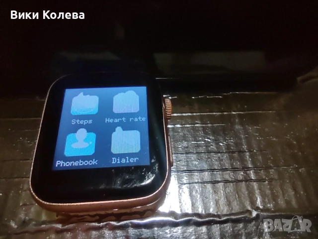 Смарт Часовник 42мм Розово Злато (Запазен, НО с Нужда от Ремонт), снимка 9 - Дамски - 52796860