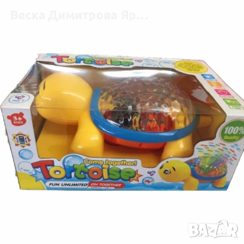 Щастлива костенурка – Детска интерактивна играчка с 3D светлини, музика и проекция, снимка 2 - Други - 50826813