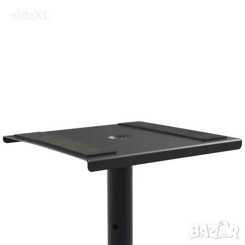 vidaXL Студийни стойки за мониторни тонколони, 2 бр, черни, стомана, снимка 4 - Тонколони - 56147673