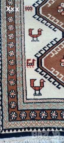 Ръчно тъкана вълнена персийска пътека.Топ качество за ценители., снимка 4 - Пътеки - 53847796