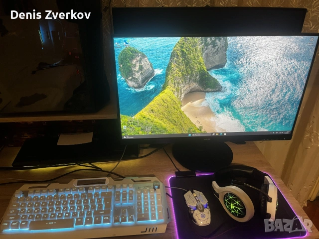 Gaming PC RX6600 / Ryzen 5 / 16GB / 27" Monitor / Ready to Play, снимка 3 - Геймърски - 53750371