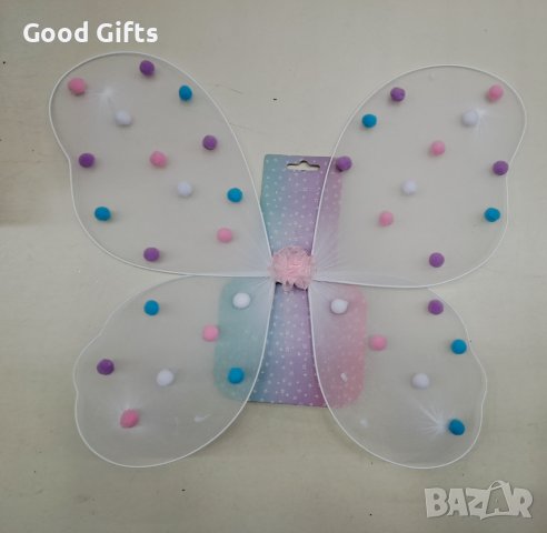 Криле на пеперуда с помпони , Детски костюм, снимка 3 - Други - 39189683