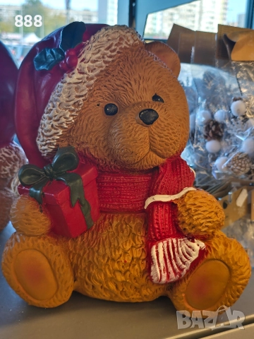 коледни фигурки мечета, снимка 4 - Декорация за дома - 52644337