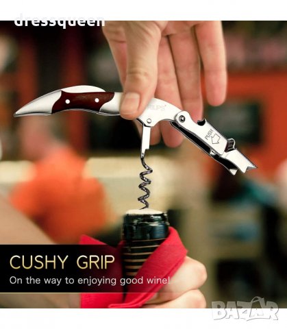 2901 Сгъваем тирбушон с дървена дръжка, снимка 13 - Аксесоари за кухня - 34266209