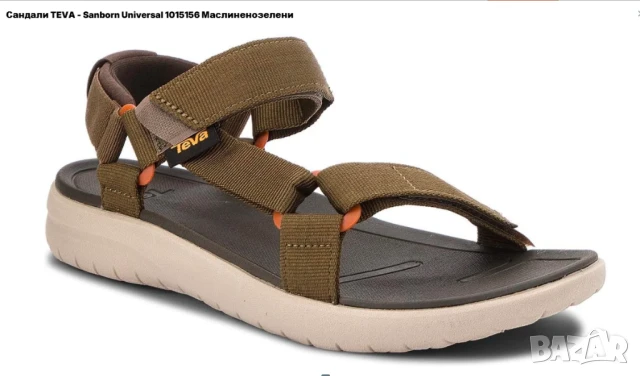 Сандали TEVA - Sanborn Universal 1015156 Маслиненозелени, снимка 2 - Мъжки сандали - 50780506