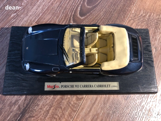 Колекционерско Porsche 911 Carrera Cabriolet, снимка 2 - Колекции - 53753267