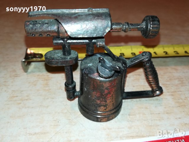 бензинова лампа-горелка миниатюра острилка 2302221626, снимка 2 - Антикварни и старинни предмети - 35892517