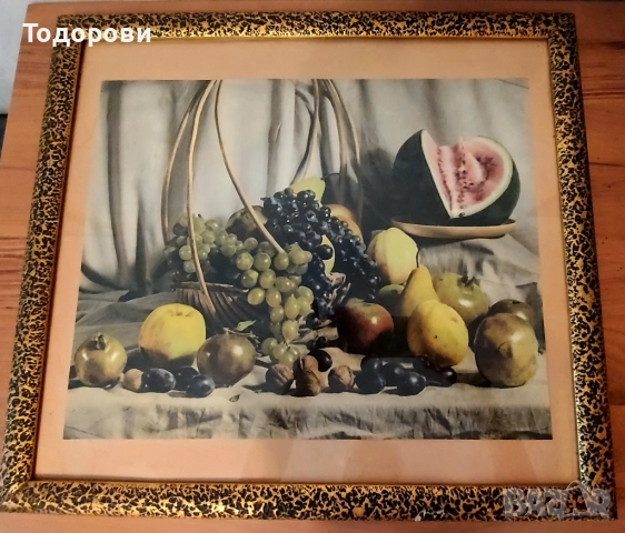 Картина ретро (59 см на 53 см)