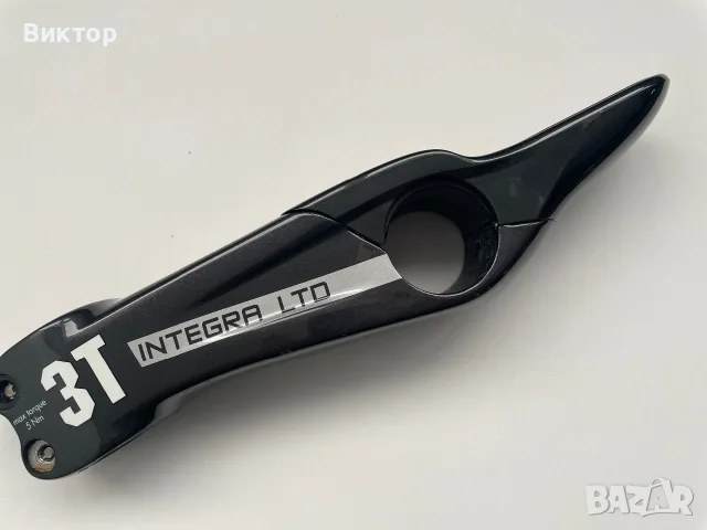 Карбонова лапа 3T Integra LTD (110mm / -10°) с вградена Garmin стойка, снимка 3 - Аксесоари за велосипеди - 56119591
