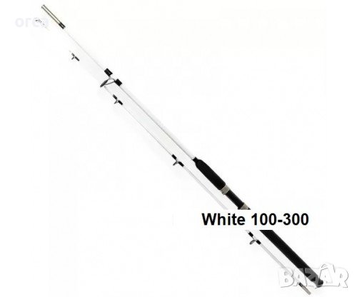 Плътна въдица за риболов от фибростъкло - Gladiator White 100-300 гр.