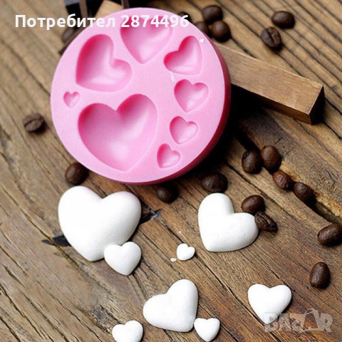 3801 Форма със сърца, снимка 5 - Форми - 39008942