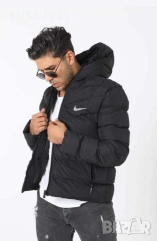Nike ✨лого Бродирано ✨ Мъжко Зимно Яке 