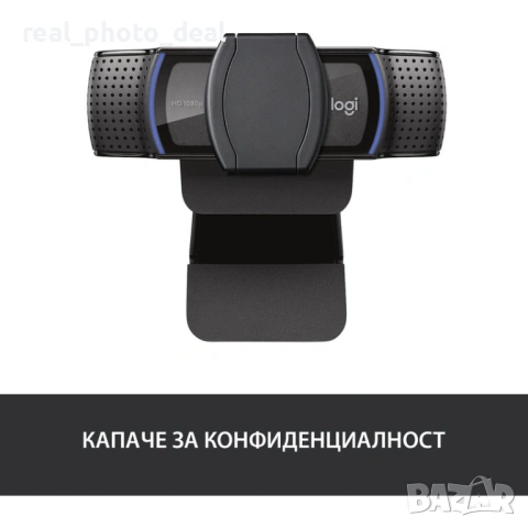 уеб камера Logitech C920s HD PRO - чисто нова - гаранция 2г., снимка 4 - Камери - 53006084