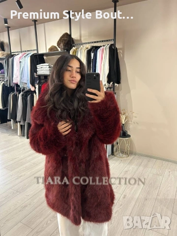 Пухено палто , снимка 5 - Палта, манта - 53615298