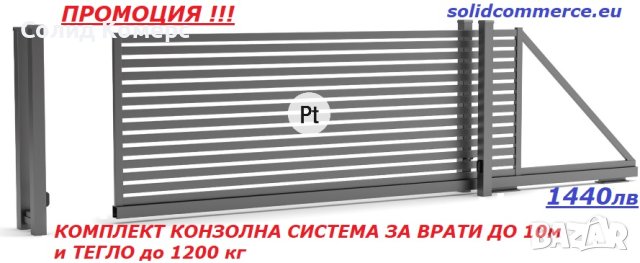 Италианска Конзолна система за врати до10м и до1200кг К-т, снимка 1 - Други - 41206407