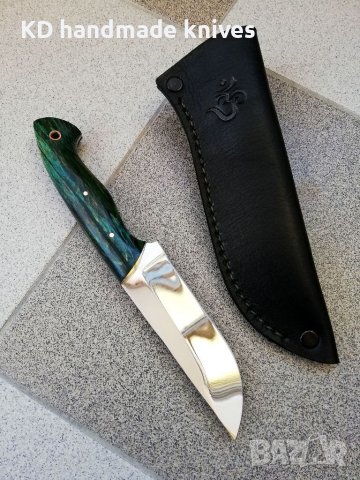 Ръчно изработен ловен нож от марка KD handmade knives ловни ножове, снимка 2 - Ловно оръжие - 39889876