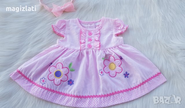 Бебешка рокля 0-3 месеца, снимка 8 - Бебешки рокли - 41671118