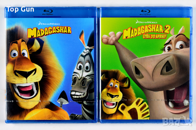 Блу Рей Мадагаскар 1 и 2 / Blu Ray Madagascar 1 & 2