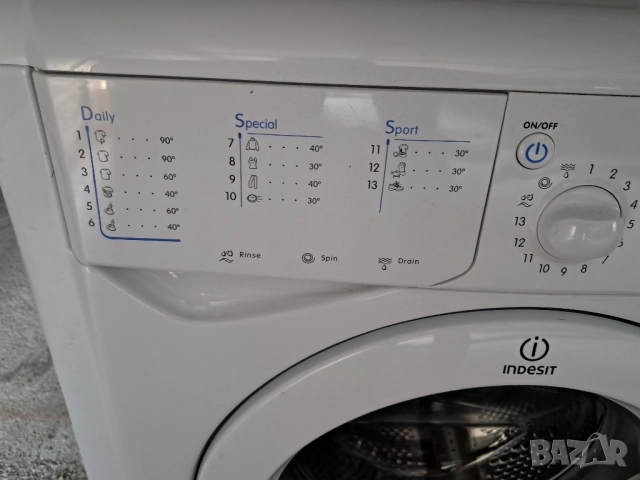 Продавам пералня Индезит, снимка 3 - Перални - 51462764
