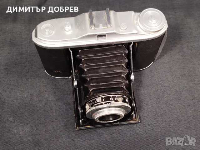 СТАР РЕТРО МЕХОВ ФОТОАПАРАТ AGFA ISOLETTE I, снимка 4 - Антикварни и старинни предмети - 48178679