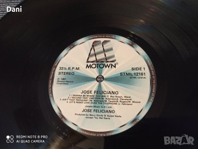 JOSE FELICIANO - Грамофонни плочи, снимка 18 - Грамофонни плочи - 41532285
