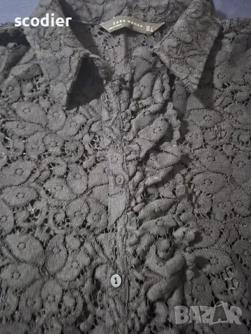 Zara- дълга риза- L, снимка 2 - Ризи - 49701770