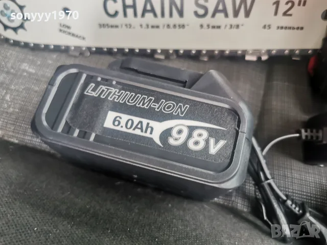 РЕЗАЧКА 12 ИНЧА С ДВЕ БАТЕРИИ 2808261251, снимка 3 - Градинска техника - 55843721