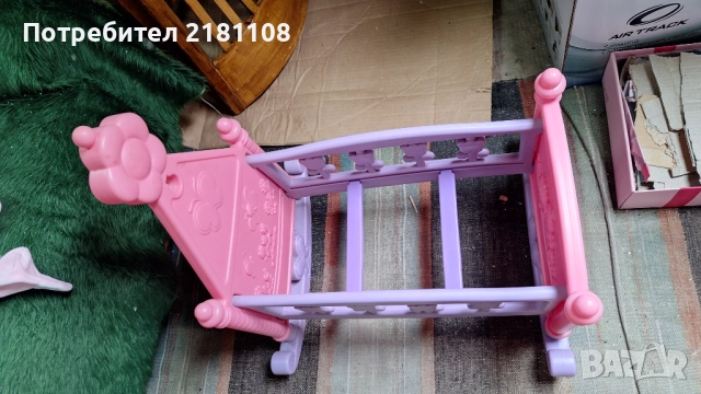 Легло-люлка за кукли, снимка 3 - Играчки за стая - 52526442