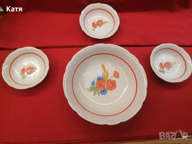 Порцеланов сет от 4 купи , снимка 1