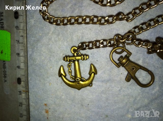 ЗДРАВ СТОМАНЕН КЮСТЕК за ДЖОБЕН ЧАСОВНИК или КЛЮЧОДЪРЖАТЕЛ ВЕРИЖКА СИНДЖИРЧЕ за КОЛАН 31251, снимка 9 - Колиета, медальони, синджири - 42082336