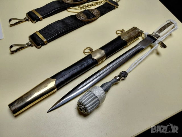 Кортик на Военноморския флот 10 обр.1951г., снимка 3 - Колекции - 52430277