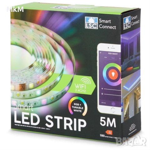 Помоция последни 4 броя!!!Нови LED ленти LSC Smart Connect - дължина 5 метра , снимка 2 - Лед осветление - 44184872