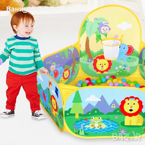 Fisher Price Детски басейн с 25 цветни топчета, снимка 3 - Играчки за стая - 36375624