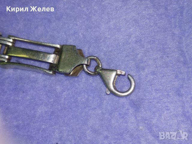 ВЕЛИКОЛЕПНА СТИЛНА ВИНТИДЖ АРТ СРЕБЪРНА ГРИВНА СРЕБРО 925 АЖУРНА РЪЧНА БИЖУТЕРСКА ИЗРАБОТКА 36944, снимка 10 - Гривни - 42655736