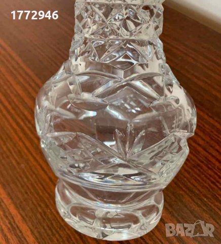 Кристална ваза, гравирана, снимка 7 - Вази - 41386780