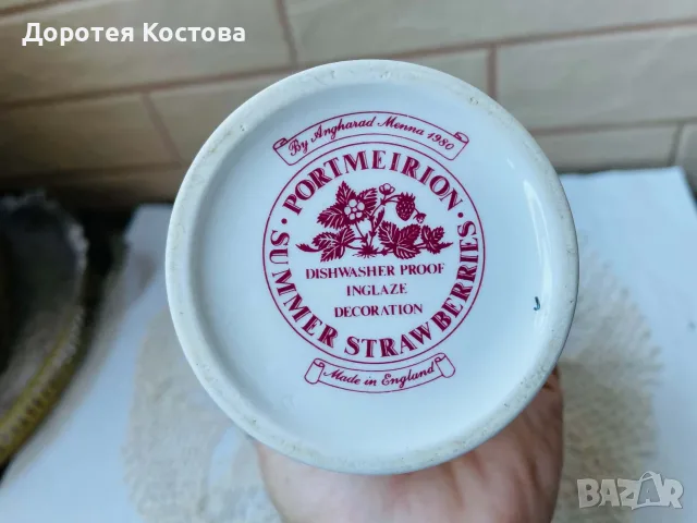 Красива и голяма порцеланова ваза от Англия , снимка 5 - Антикварни и старинни предмети - 56014649