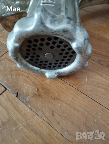 Метална машина за мелене на месо едновремешна метална № 8 , снимка 2 - Други - 51949808