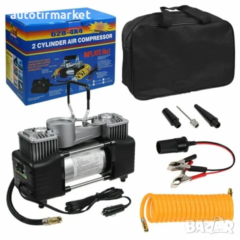 Двуцилиндров Компресор за гуми 12V – NA263