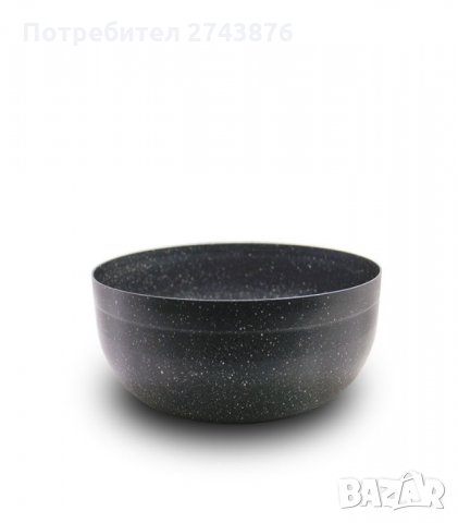 КРЪГЛА ДЪЛБОКА ТАВА EK-24GMN -МРАМОРНО ПОКРИТИЕ,ДИАМЕТЪР 24СМ,ОБЕМ 4,2Л.