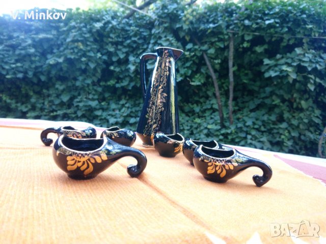 Керамичен сервиз за ракия, снимка 7 - Сервизи - 34326587